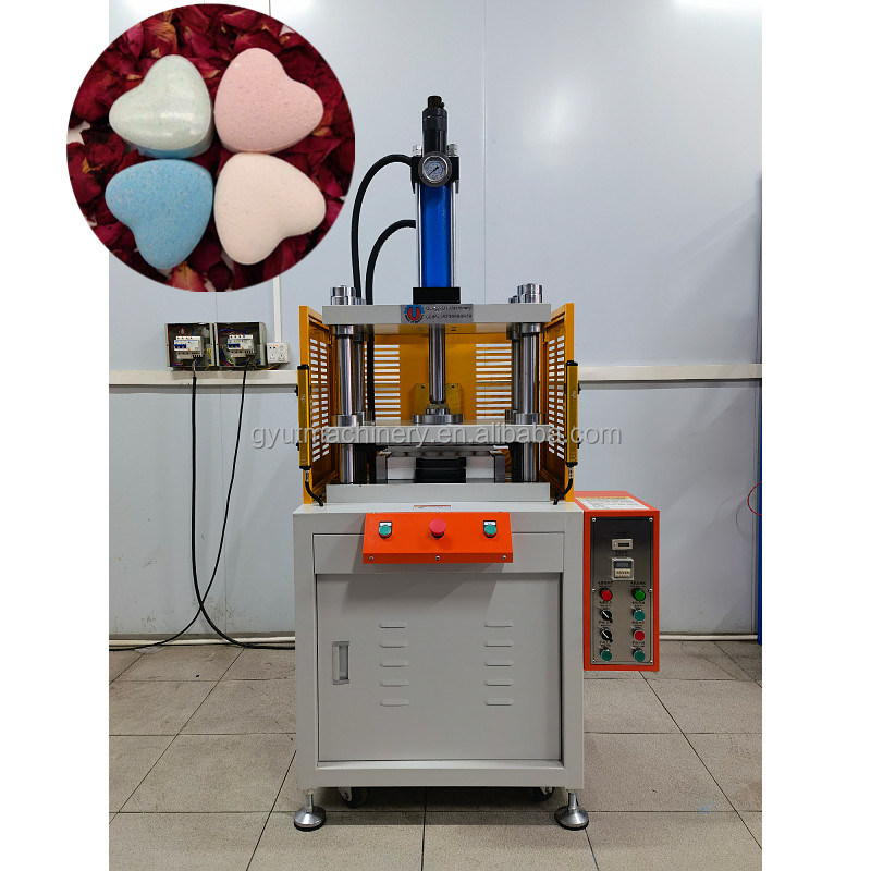 Perfumaria orgânica Cuidados da pele Sal do mar Bolhas de Banho Bomba Prensa Máquina de Marcação para Hotéis