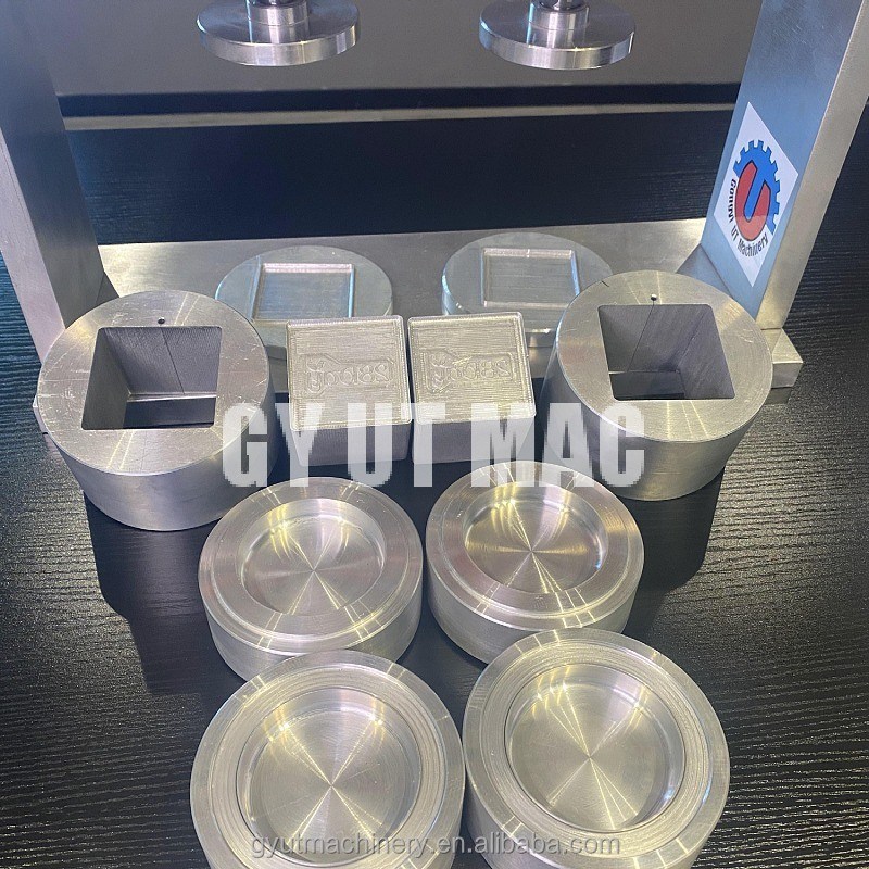 Fácil de operar 2 Molde Pequenas bombas de banho Máquina de prensagem para fazer pó cosmético