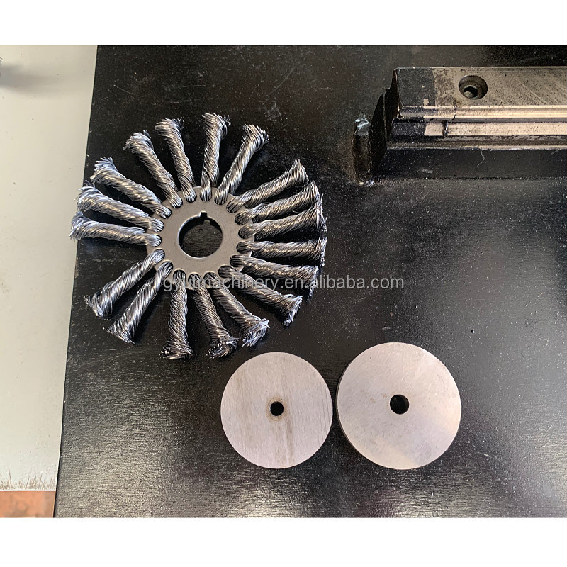 Máquina de fabricação de escovas de aço de 2.2kw para escovas de 450 mm