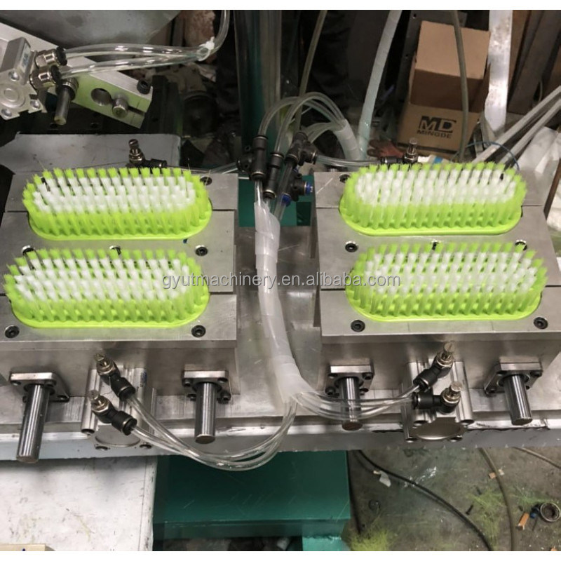 Máquina de fabricação de escovas de 5 eixos de alta produção para tufting de escovas de banheiro de hóquei personalizadas