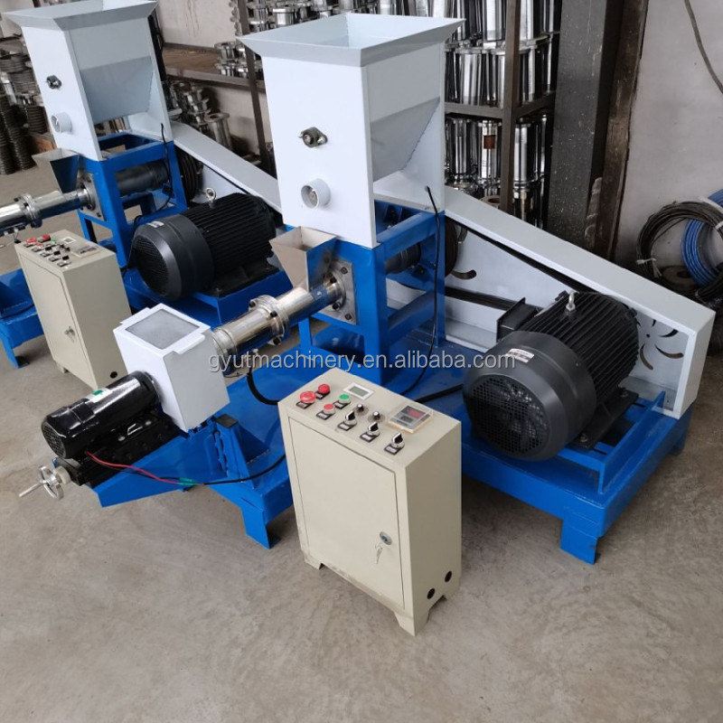 Função automática 400-500KG/H Máquina de pellets para alimentação de peixes flutuantes para animais de estimação