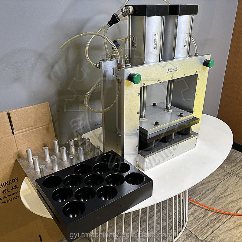 Máquinas de prensagem de bombas de banho pneumáticas personalizadas para a produção de bolas e barras de shampoo