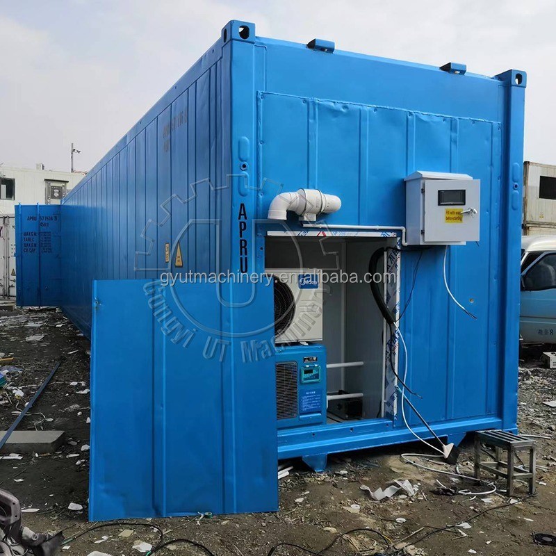 Máquinas hidropónicas para a produção de micro-verdes de cevada de tipo recipiente de camada multi-PLC