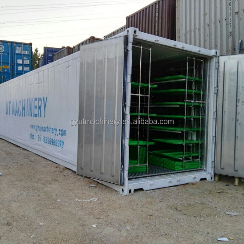 Multifunção 20GP Container de transporte hidropônico Fazenda para casa 1200KG Peso Forragem verde