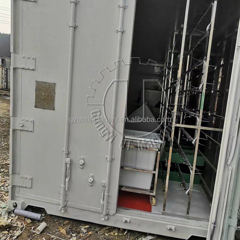 Equipamento hidropónico de forragem Sistema de cultivo de 1200 kg/dia com ciclo de produção de 3-4 dias