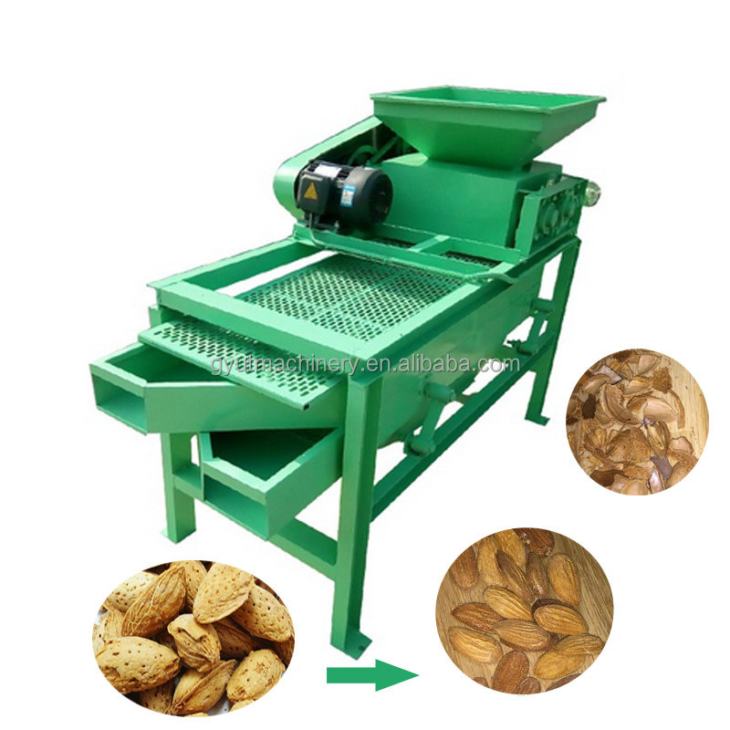 1.5KW Almond Huller Plant para suporte on-line Muito popular Almond Shell Machine Broken